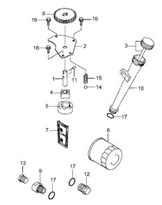 Fh680v-Bs29 Lubrication Equipment Diagram and Parts List for M54-KW 53BB5DBW750-23-HP Cub Cadet Lawn Tractor